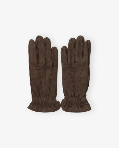 Doriani Cashmere - Gloves lambskin and cashmere - Brown