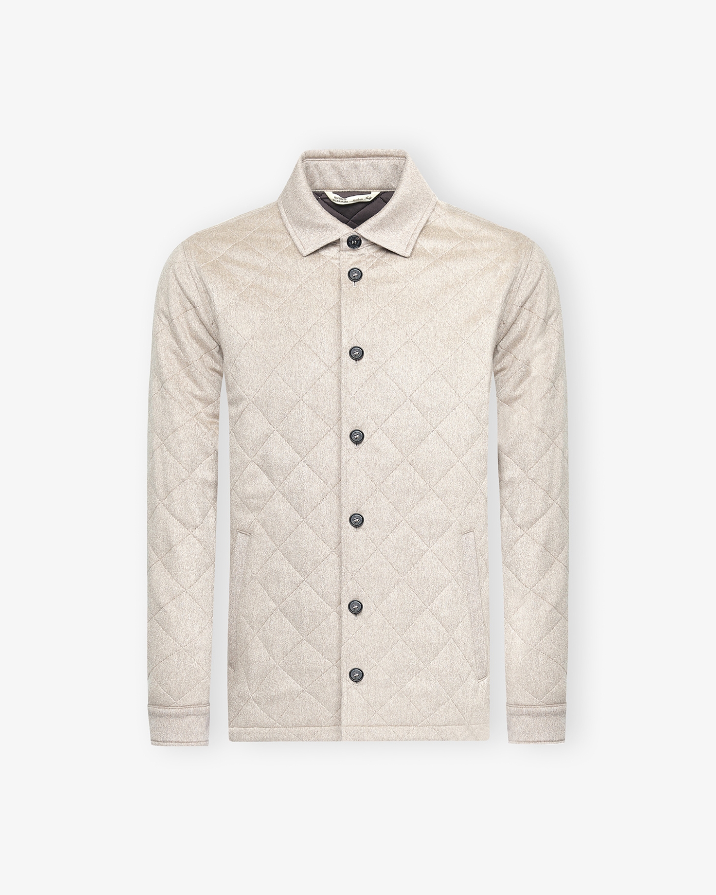 Maurizio Baldassari - Quilted jacket cashmere - Taupe