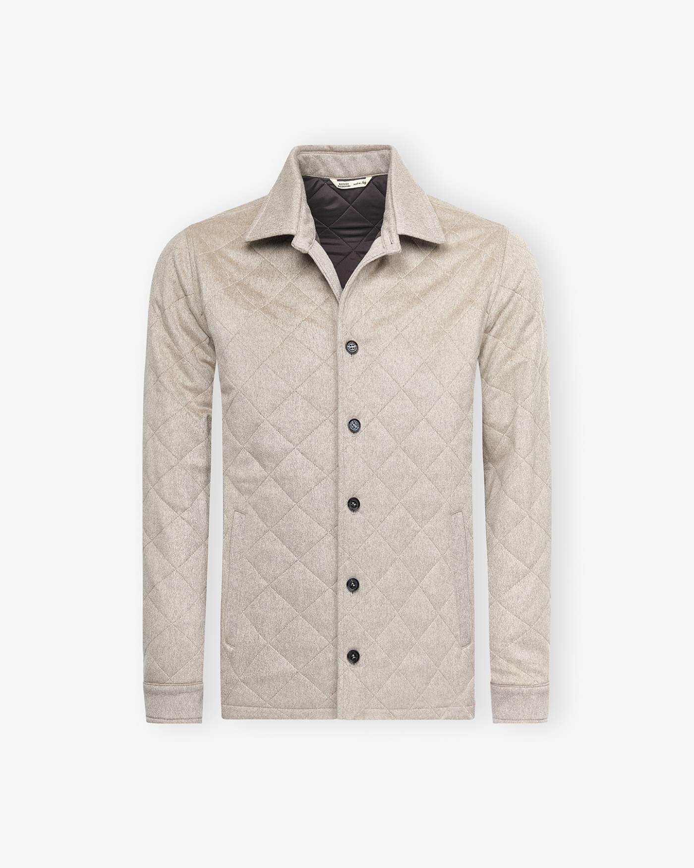 Maurizio Baldassari - Quilted jacket cashmere - Taupe