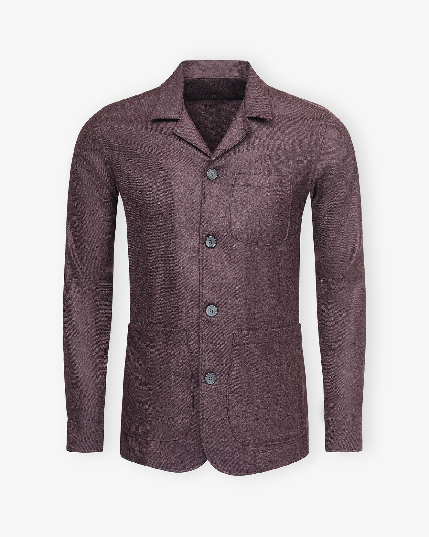 LHDA x Loro Piana - Shirt jacket wool and cashmere - Bordeaux