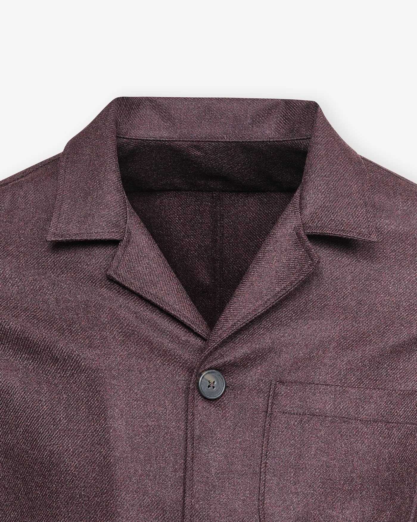 LHDA x Loro Piana - Shirt jacket wool and cashmere - Bordeaux