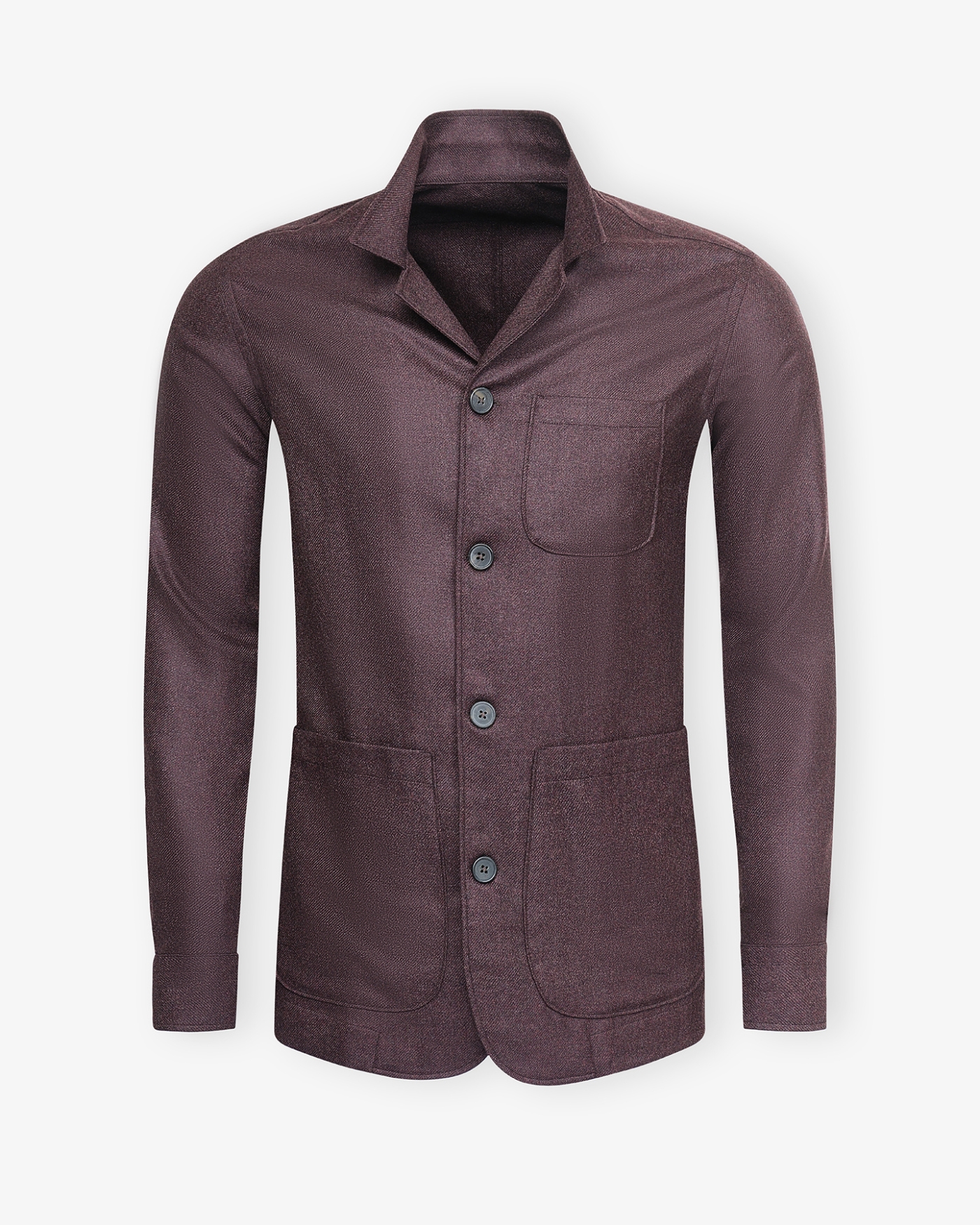 LHDA x Loro Piana - Shirt jacket wool and cashmere - Bordeaux