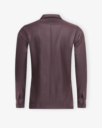 LHDA x Loro Piana - Shirt jacket wool and cashmere - Bordeaux