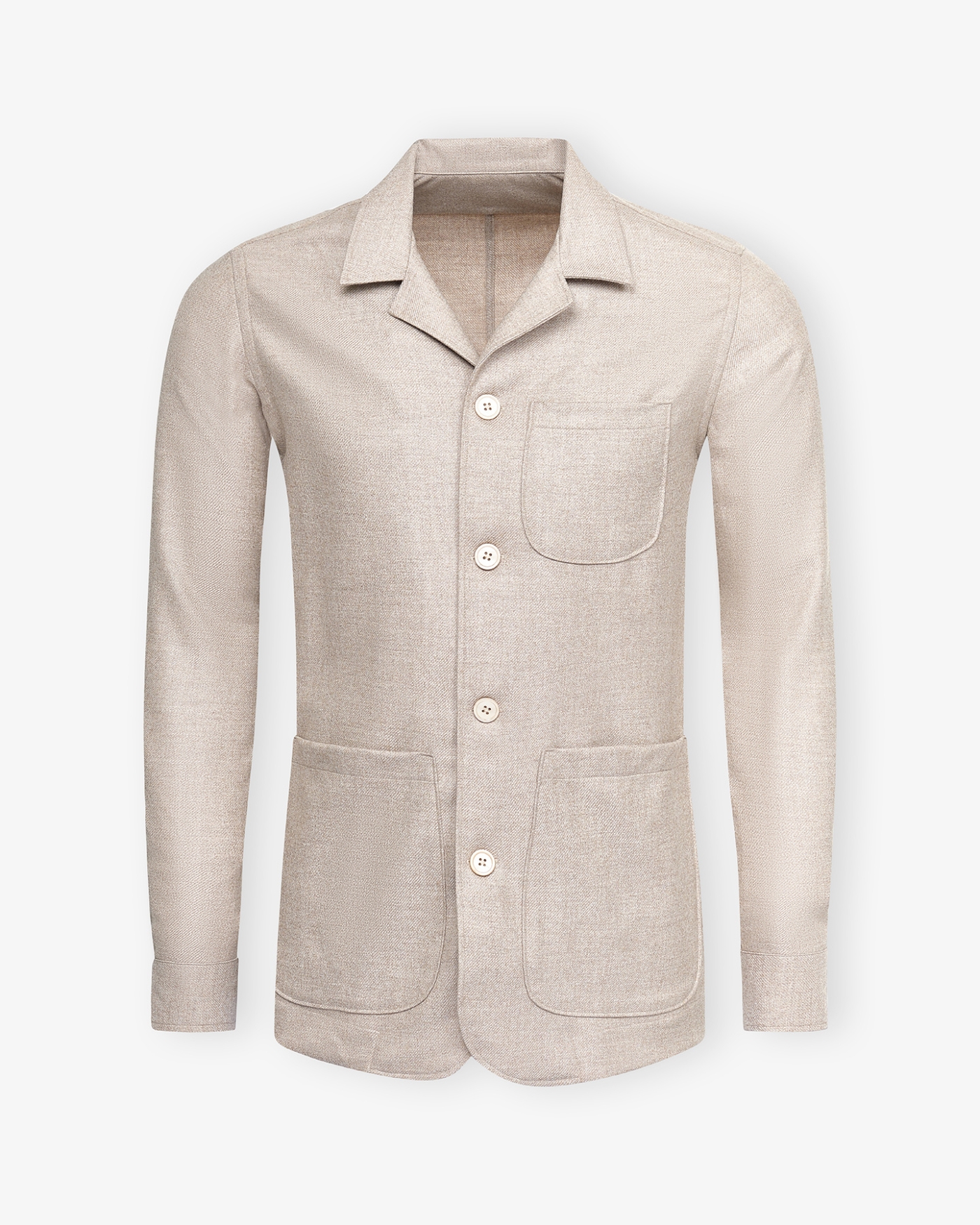 LHDA x Loro Piana - Shirt jacket wool and cashmere - Taupe