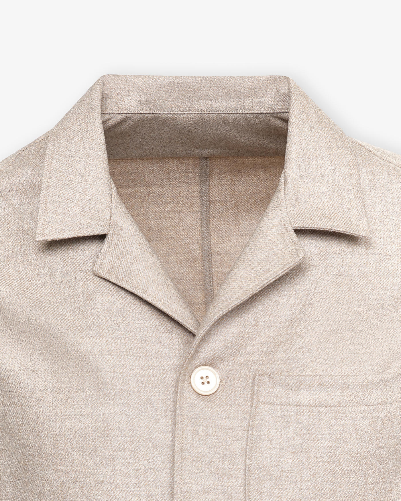 LHDA x Loro Piana - Shirt jacket wool and cashmere - Taupe