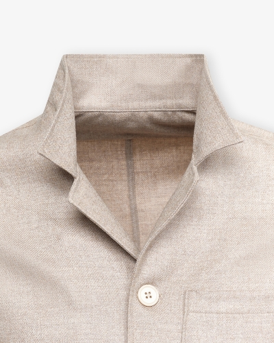 LHDA x Loro Piana - Shirt jacket wool and cashmere - Taupe