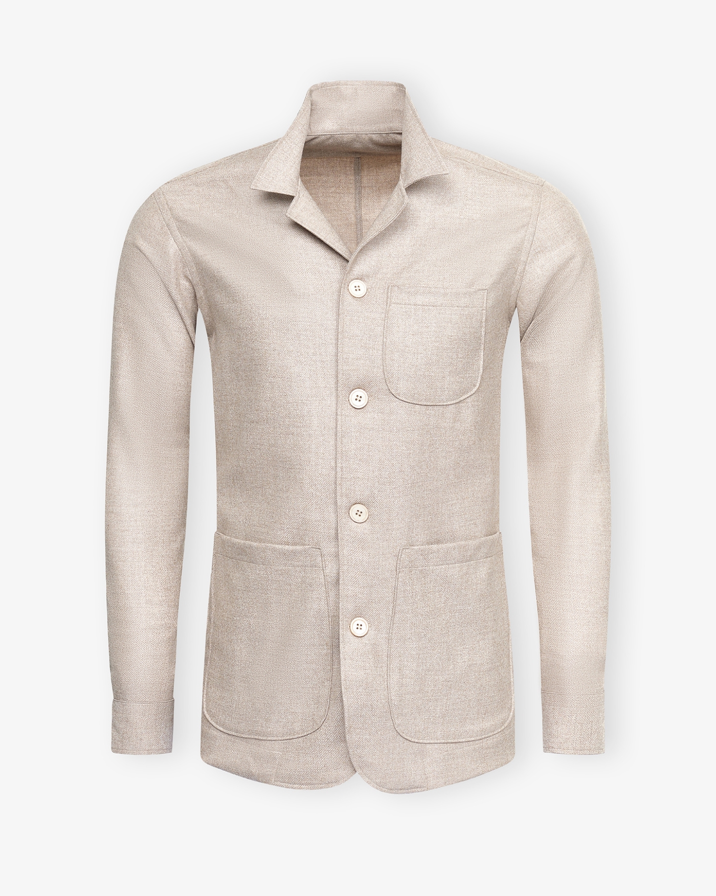 LHDA x Loro Piana - Shirt jacket wool and cashmere - Taupe