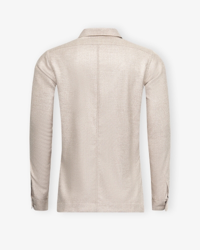 LHDA x Loro Piana - Shirt jacket wool and cashmere - Taupe