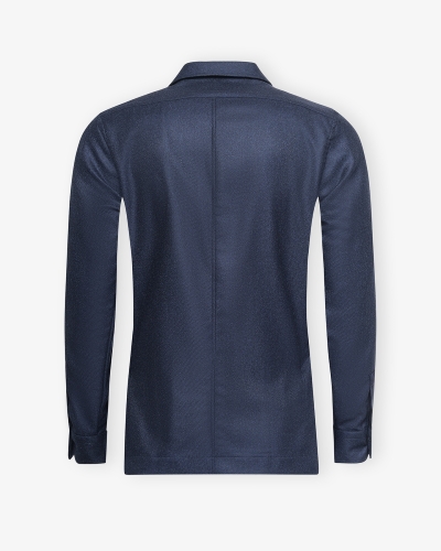 LHDA x Loro Piana - Shirt jacket wool and cashmere - Navy