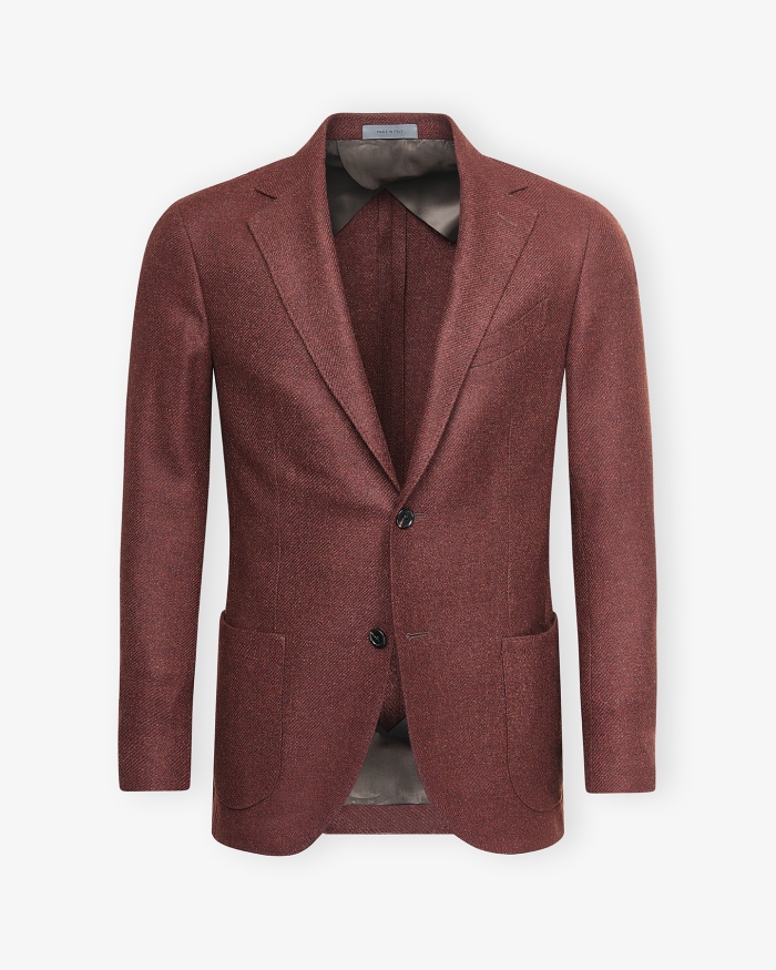 CORNELIANI Corneliani - Jacket sartorial - Wool cashmere - Bordeaux