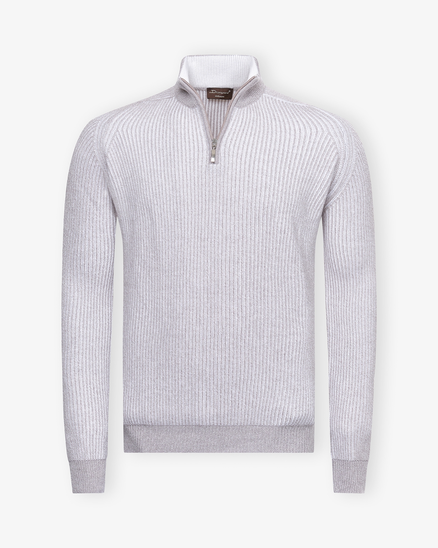 Doriani Cashmere - Half zip cashmere - Taupe