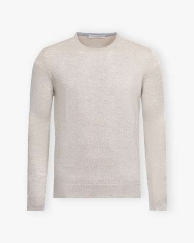 LHDA - Round neck virgin wool - Taupe