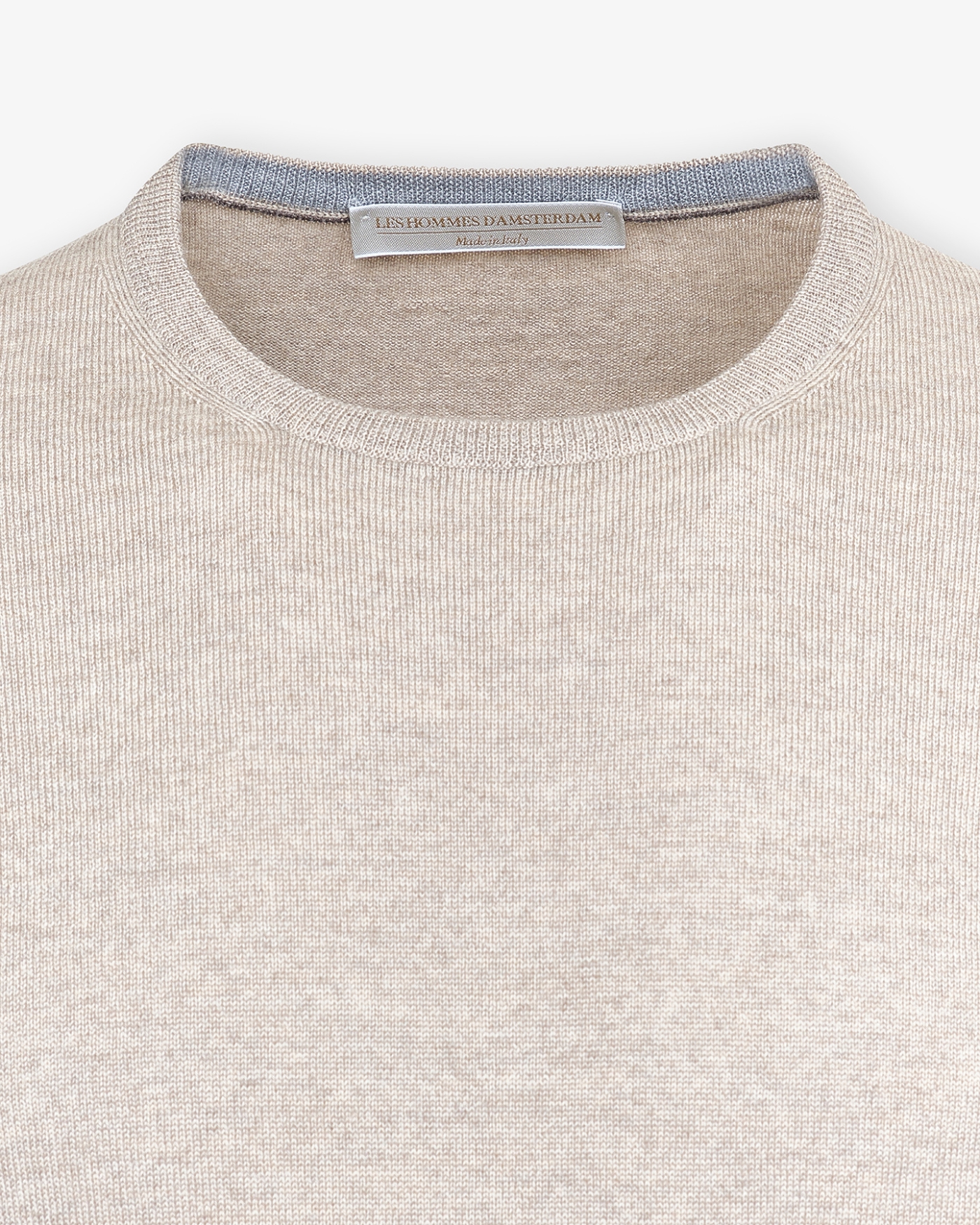LHDA - Round neck virgin wool - Taupe