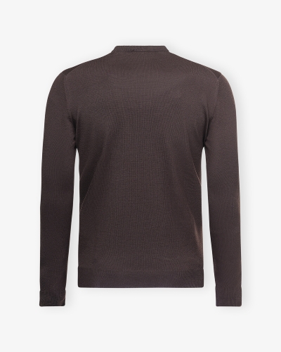 LHDA - Round neck virgin wool - Brown