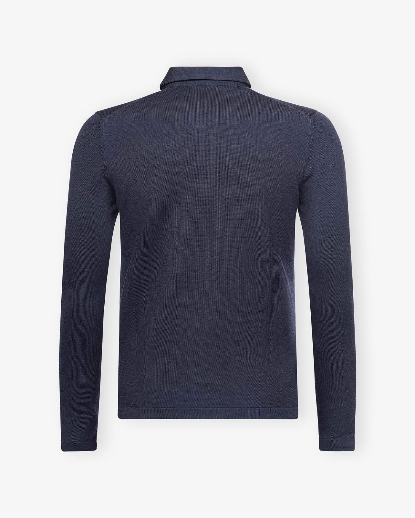 LHDA - Polo shirt long sleeve - Virgin wool - Navy