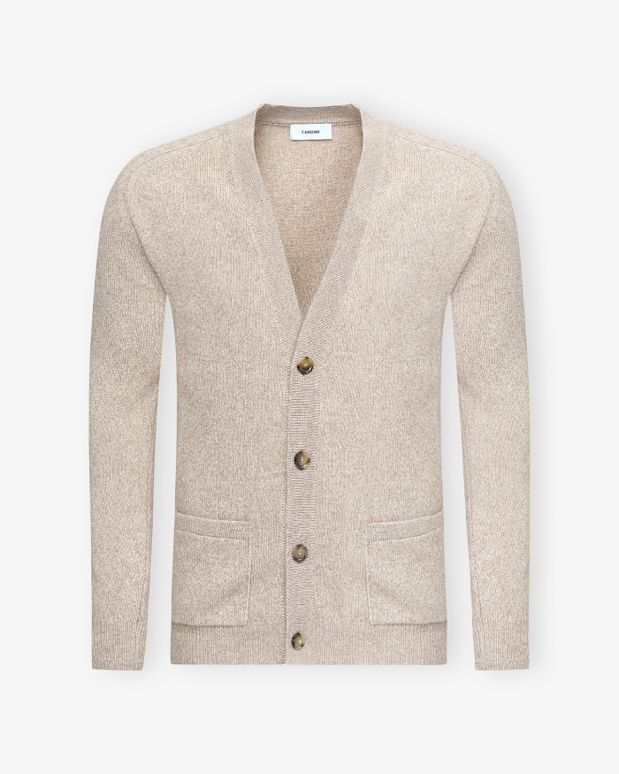 LARDINI Lardini - Cardigan - Cashmere - Taupe