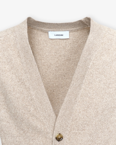Lardini - Cardigan - Cashmere - Taupe