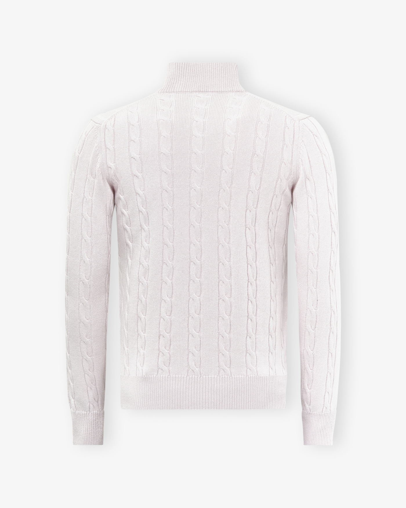 Doriani Cashmere - Half zip cashmere - Stone grey