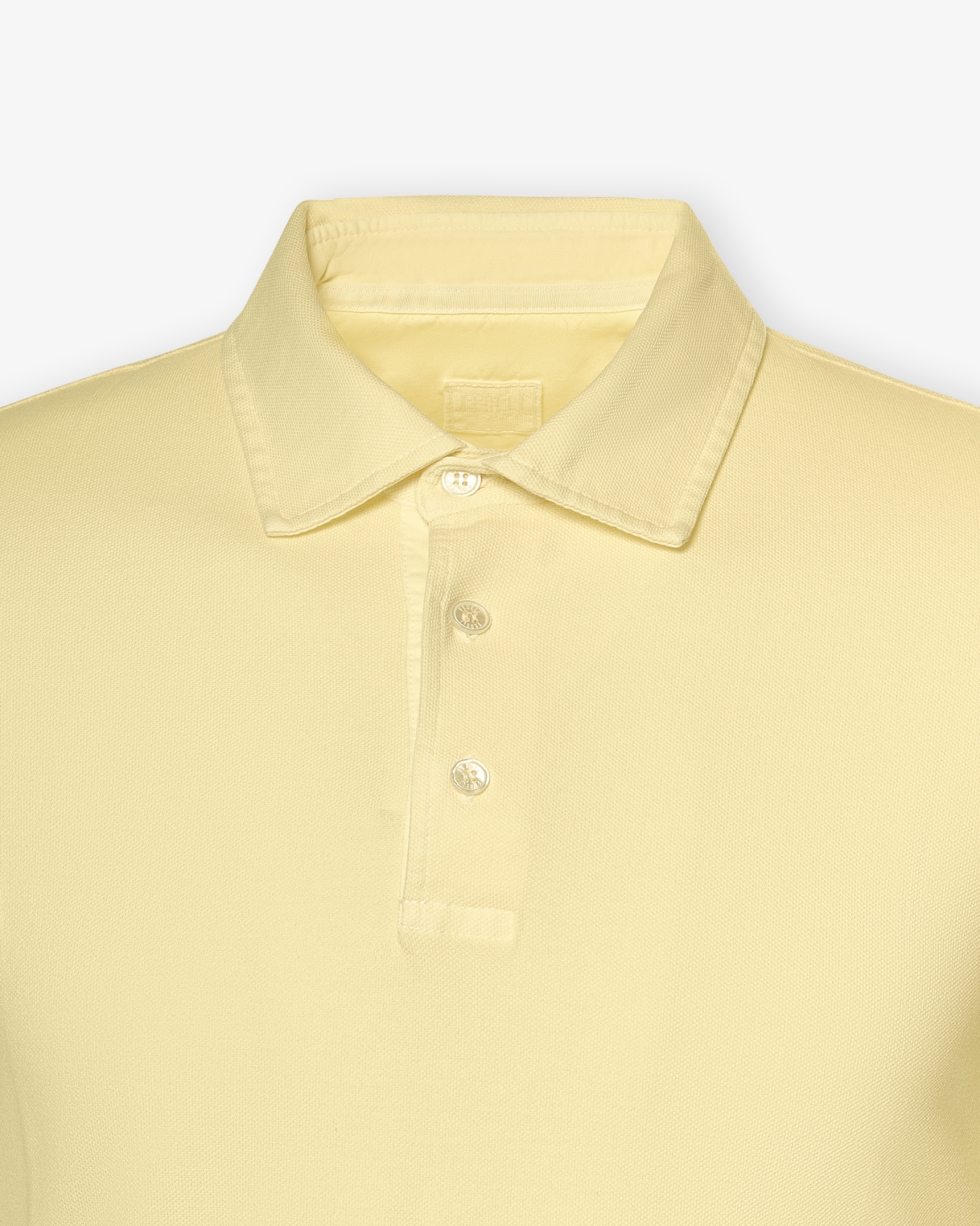 Fedeli - Polo short sleeve - Washed yellow