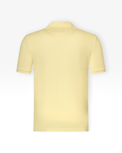 Fedeli - Polo short sleeve - Washed yellow