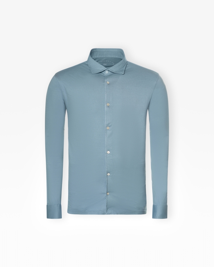 FEDELI Fedeli - Shirt Jason - Jersey - Sky blue