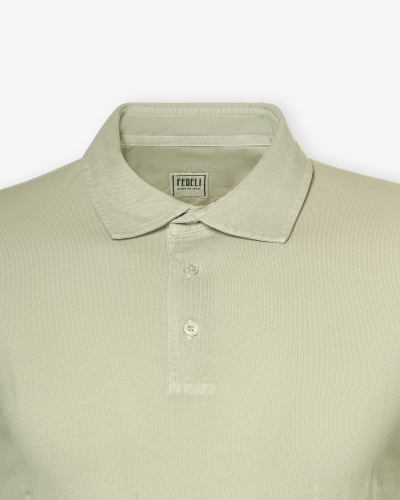 Fedeli - Polo short sleeve - Sand