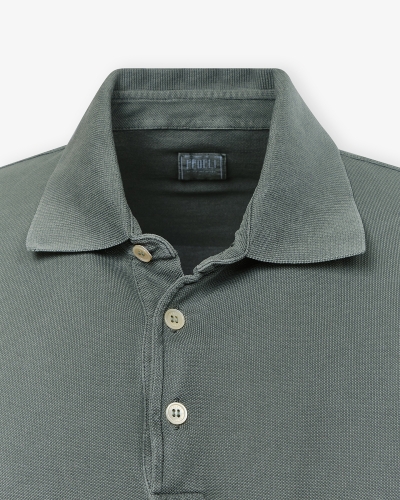 Fedeli - Polo short sleeve - Dark olive