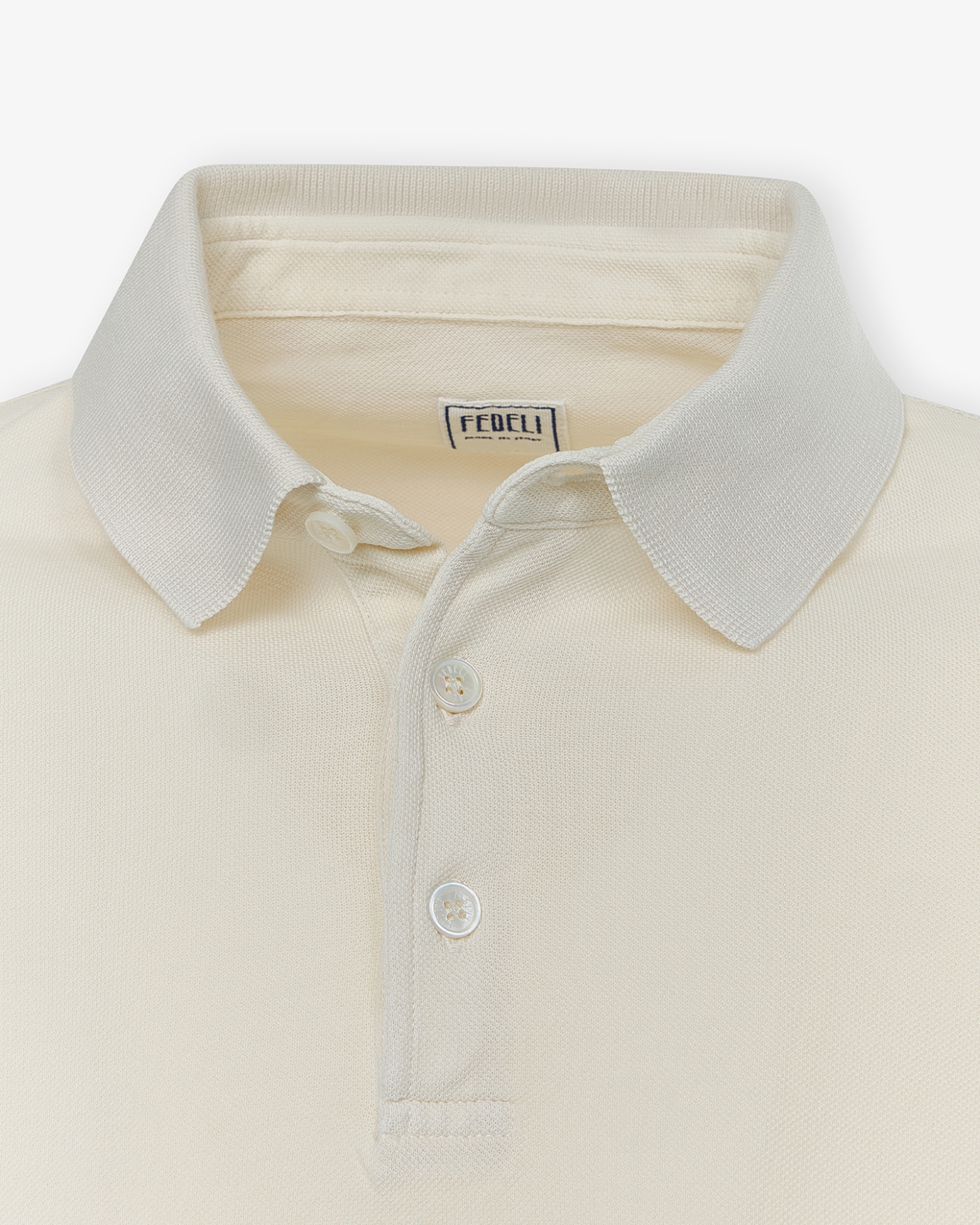 Fedeli - Polo short sleeve - Offwhite