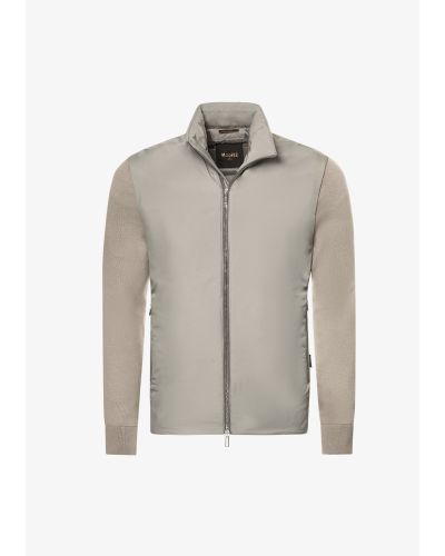 MooRER - Bomber jacket with detachable sleeves - Taupe