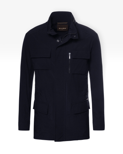 MooRER - Field stretch coat - Navy
