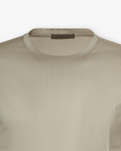 Corneliani - T-shirt fine cotton - Taupe