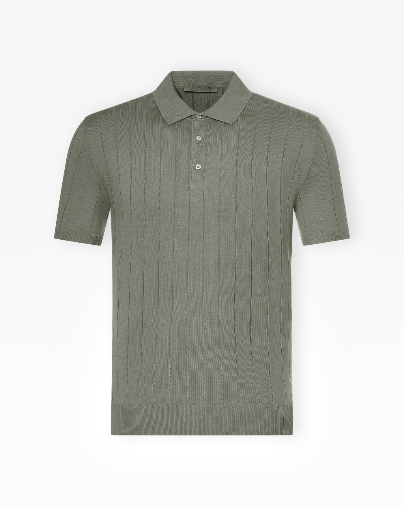 Corneliani - Polo cotton short sleeve - Olive