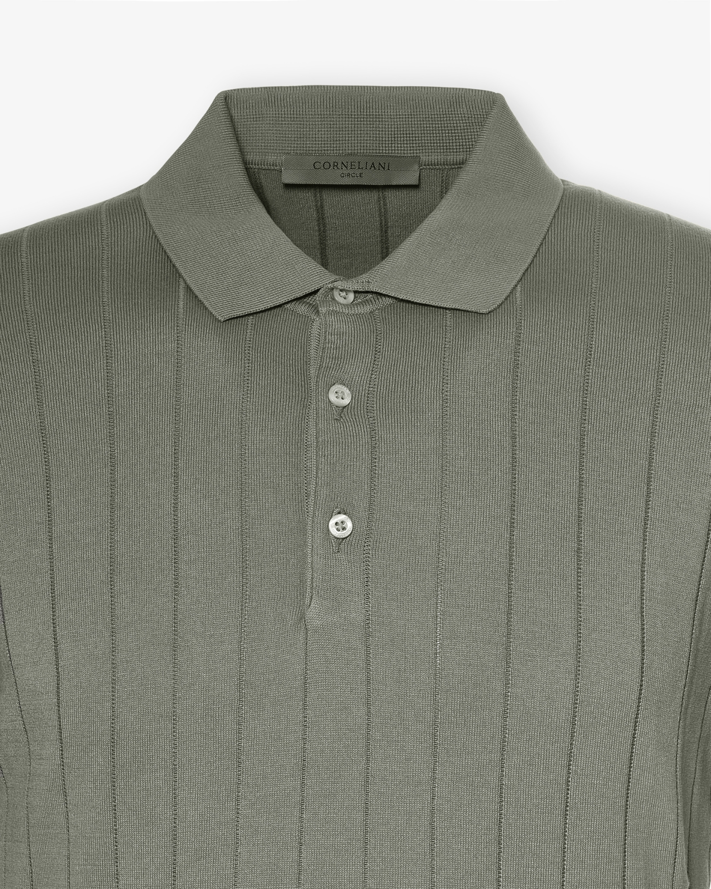 Corneliani - Polo cotton short sleeve - Olive