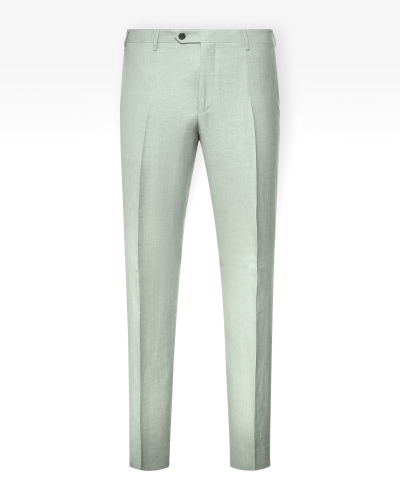 Corneliani - Trousers wool silk linen - Olive