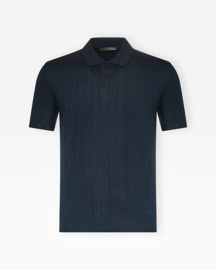 CORNELIANI Corneliani - Polo cotton short sleeve - Navy