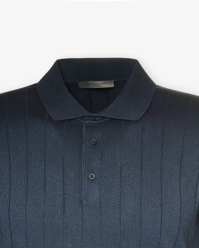 Corneliani - Polo cotton short sleeve - Navy