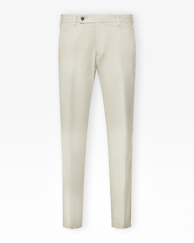 Berwich - Trousers cotton stretch - Sand