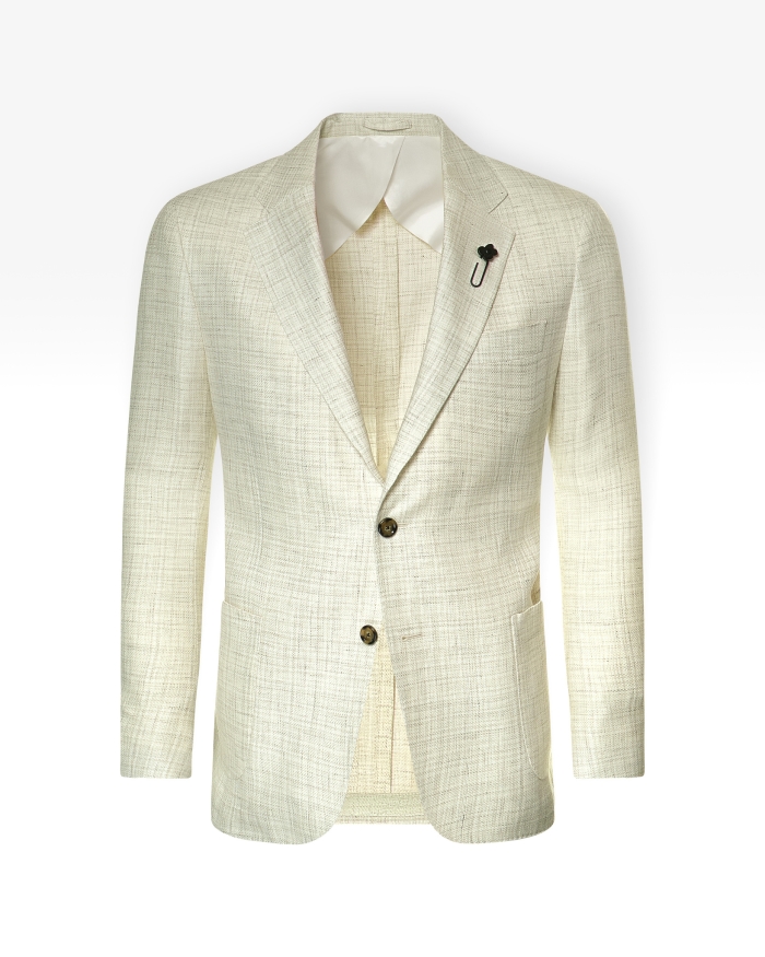 LARDINI Lardini - Jacket linen wool - Sand