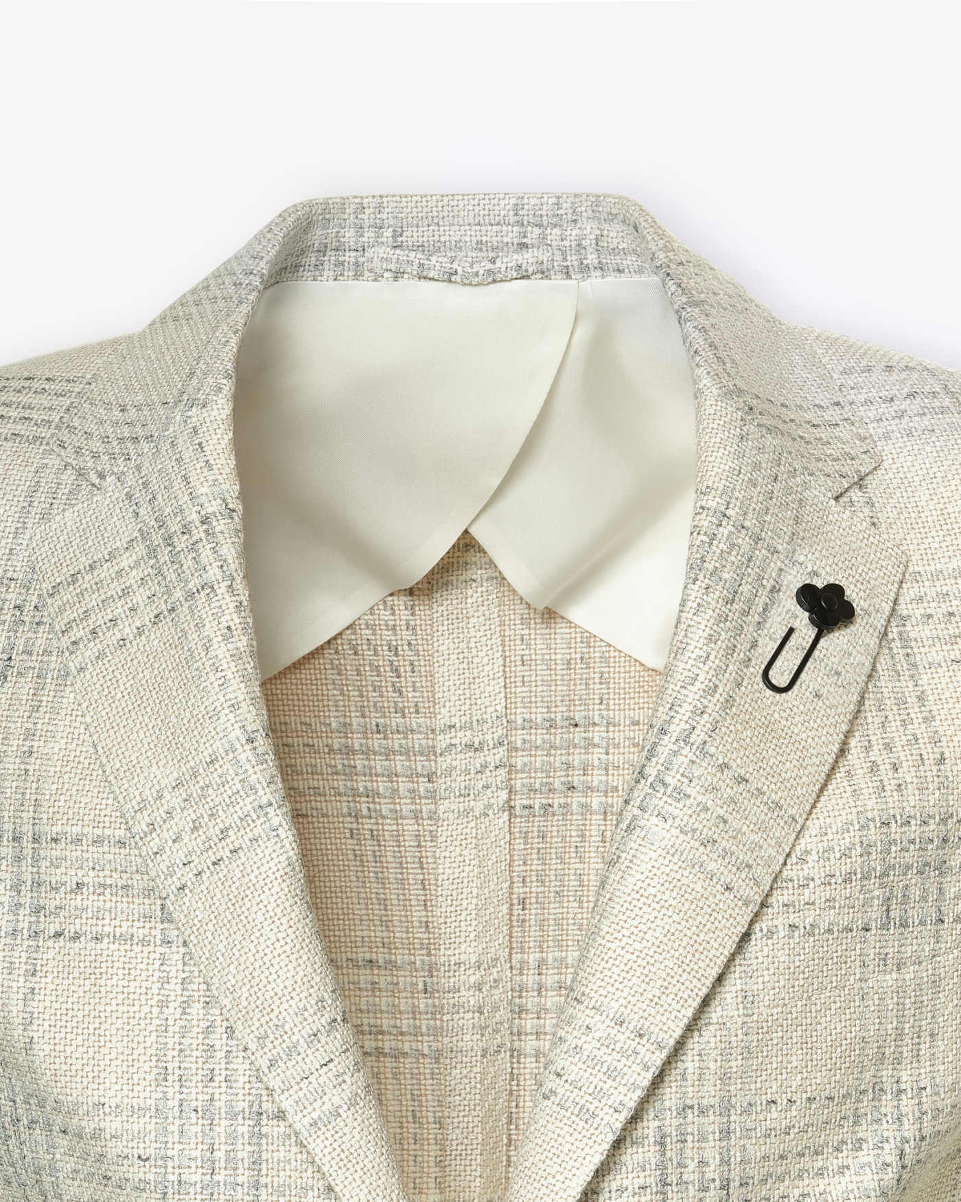Lardini - Jacket silk linen cotton - Sand