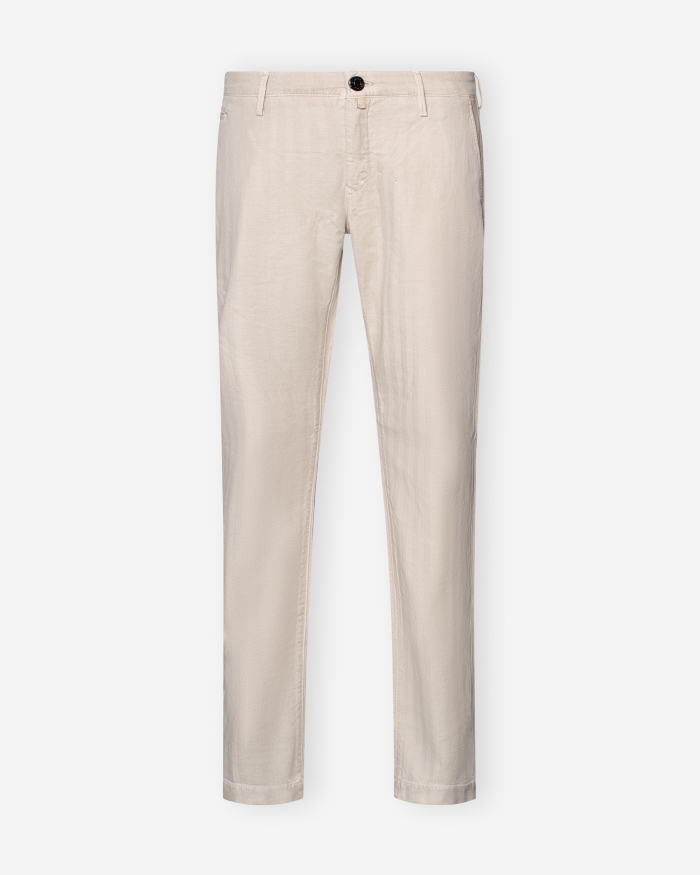 JACOB COHËN Jacob Cohën - Bobby - Cotton linen - Taupe