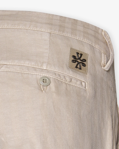 Jacob Cohën - Bobby - Cotton linen - Taupe