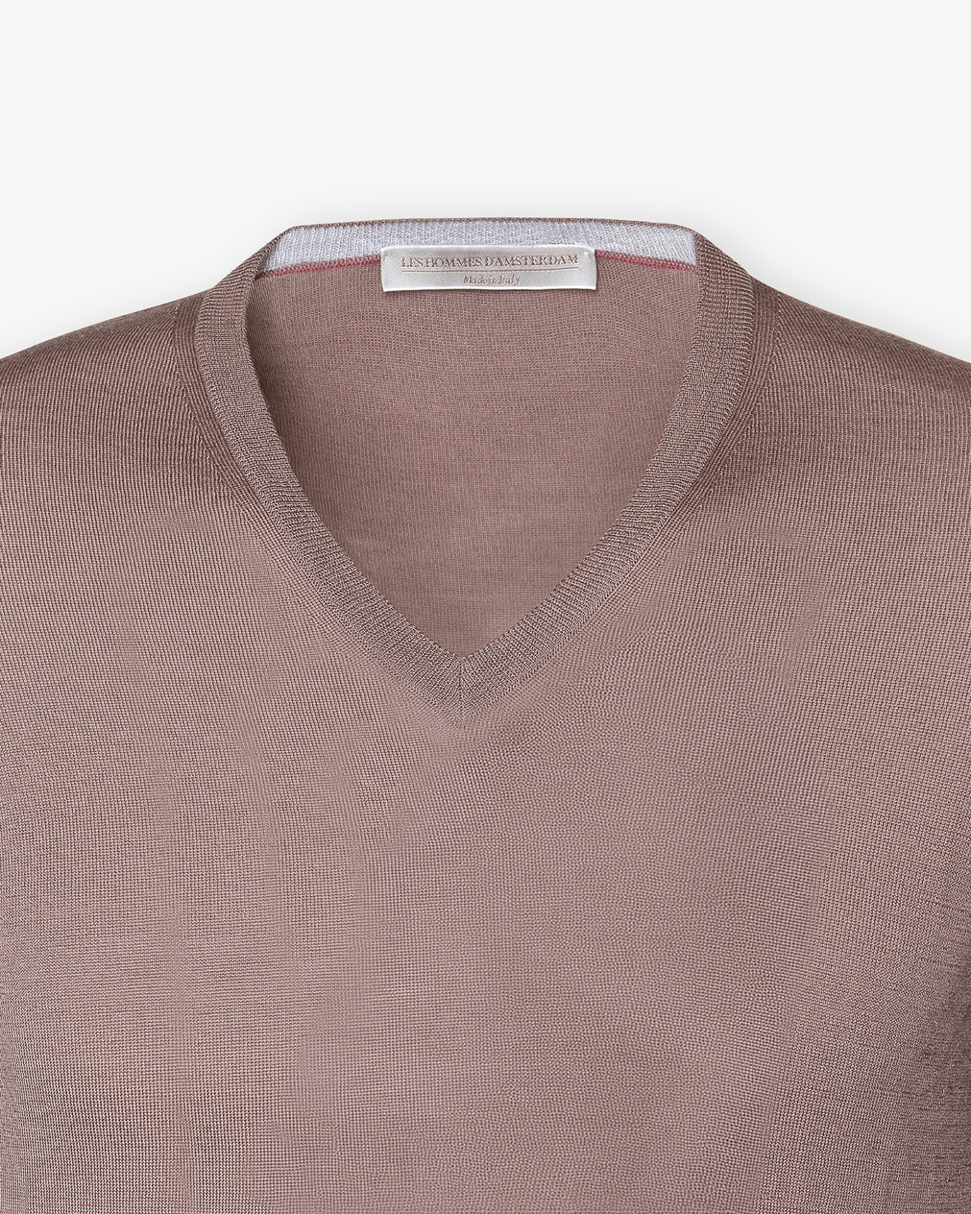 LHDA - V-neck virgin wool - Greige