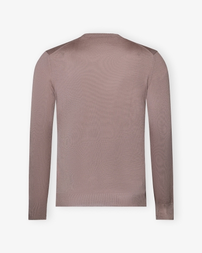 LHDA - V-neck virgin wool - Greige