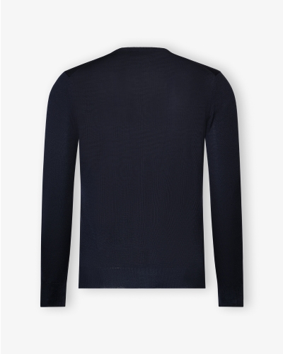 LHDA - V-neck finest wool - Navy