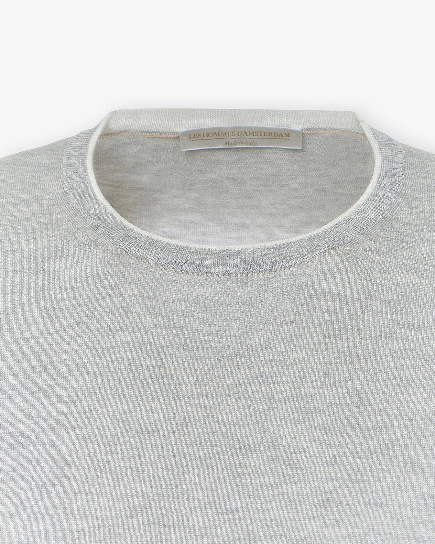 LHDA - Round neck silk cotton - Light grey