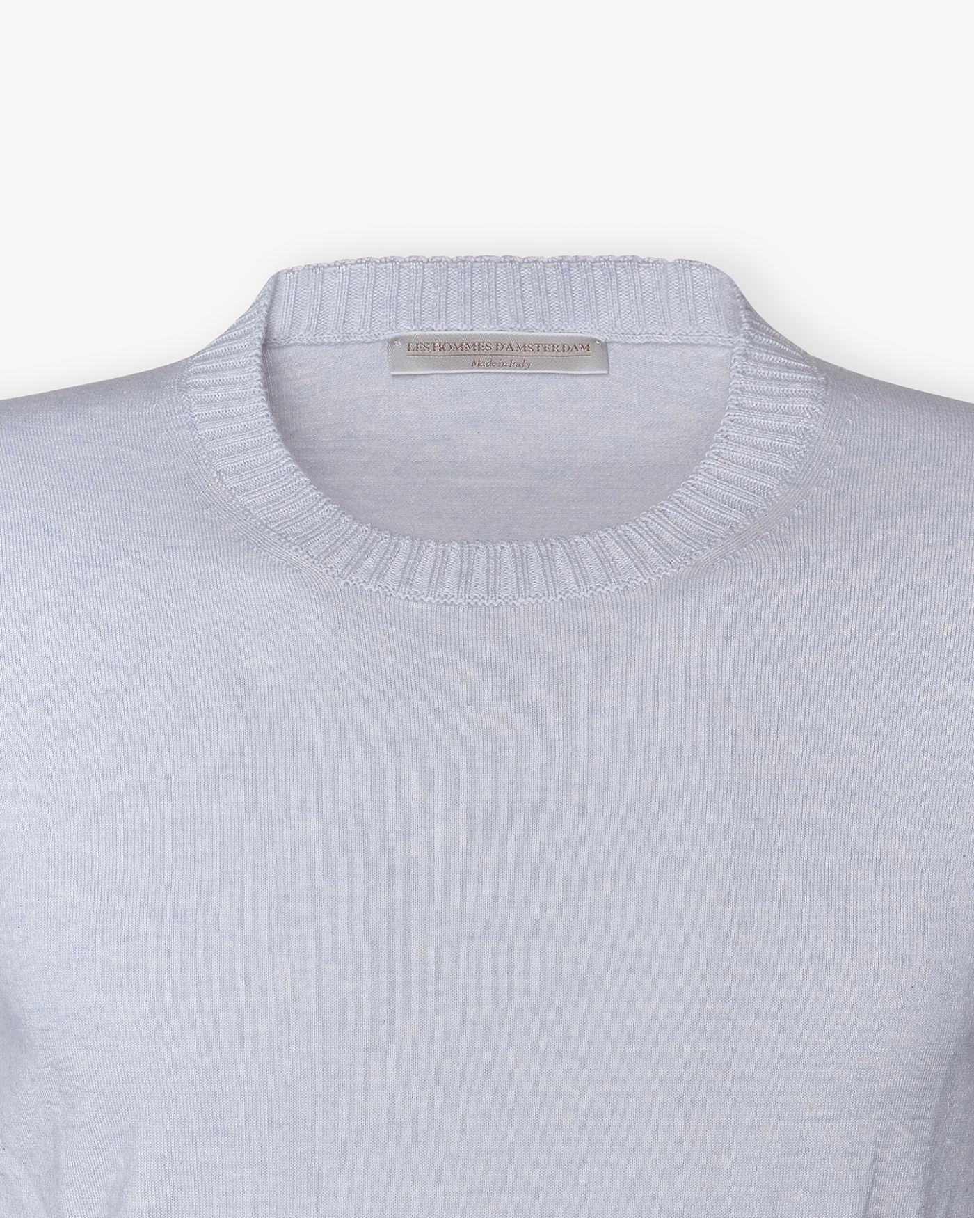 LHDA - Round neck cotton cashmere - Light blue