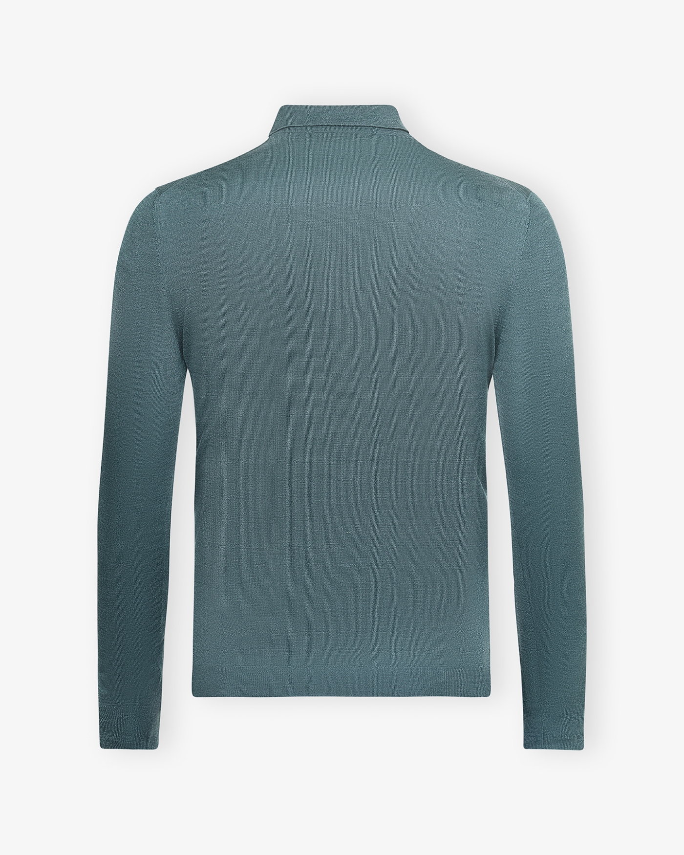 LHDA - Polo long sleeve - Wool silk - Green