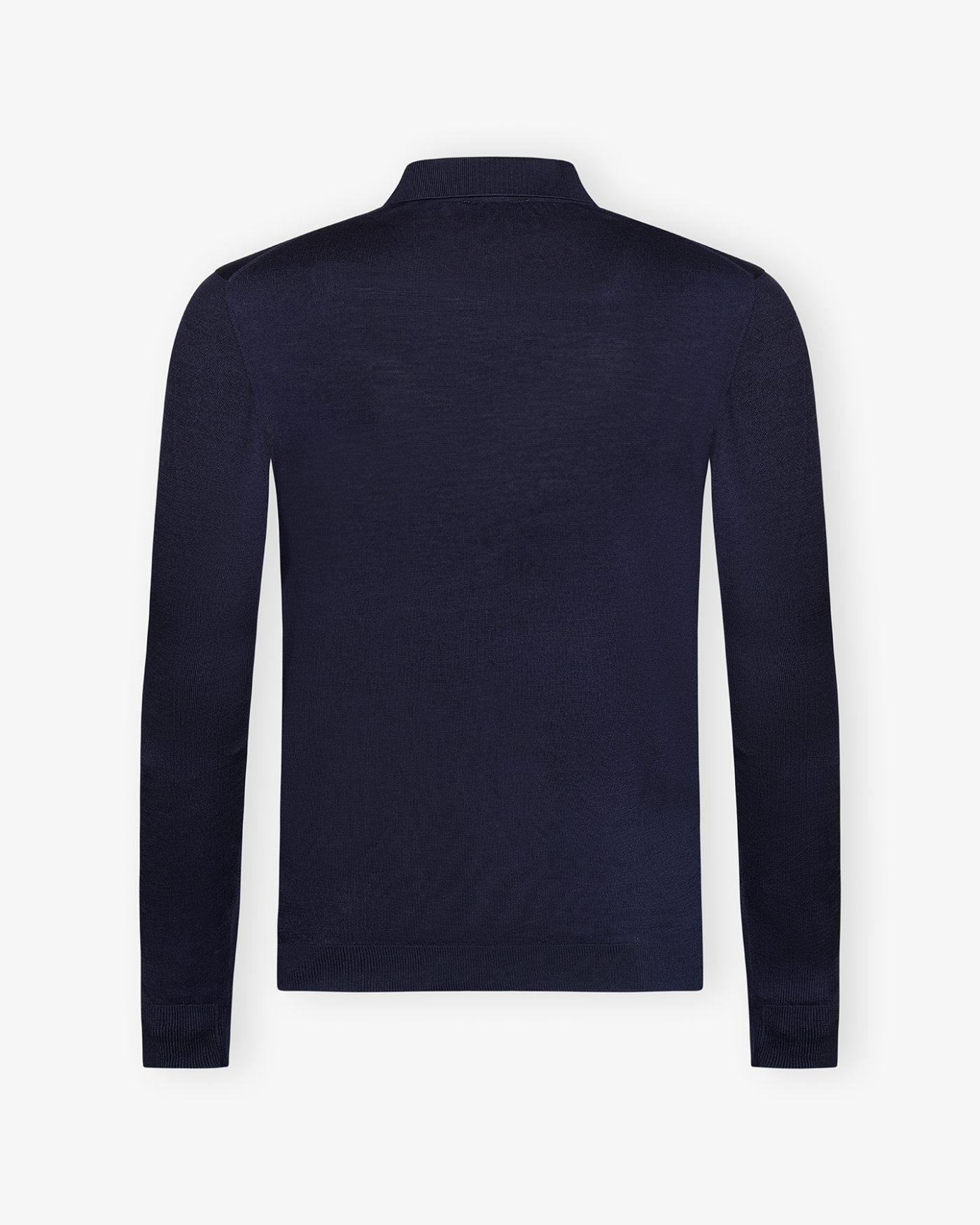 Doriani Cashmere - Polo long sleeve fine wool - Navy