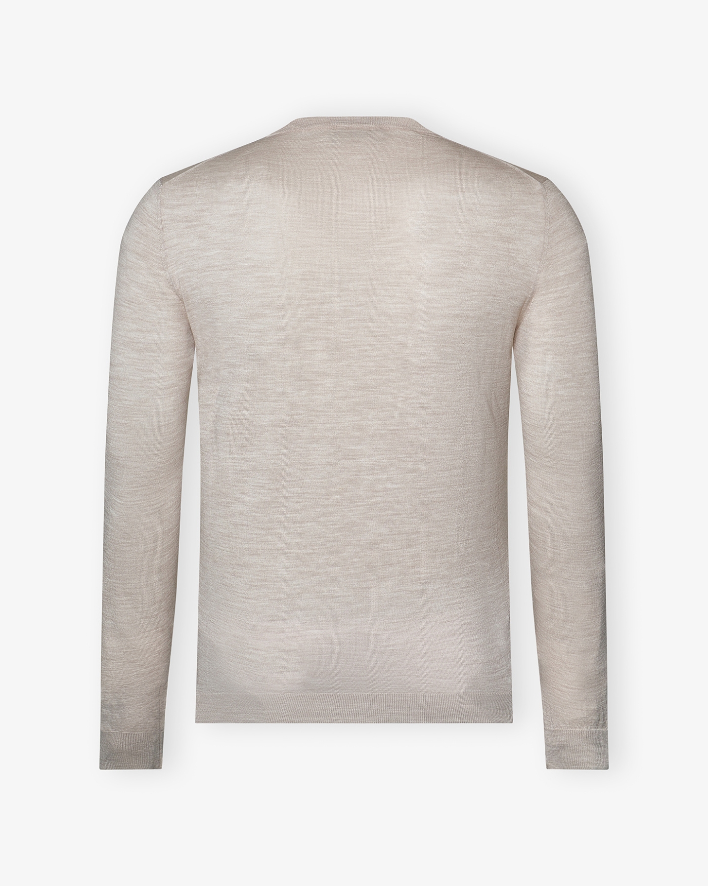 Doriani Cashmere - Round neck fine wool - Sand