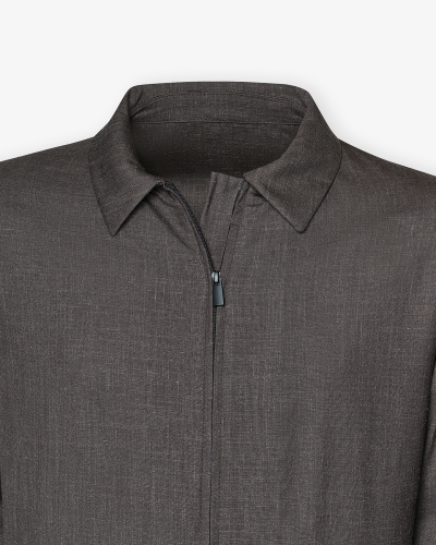 Berwich x Loro Piana - Jacket wool silk linen - Brown